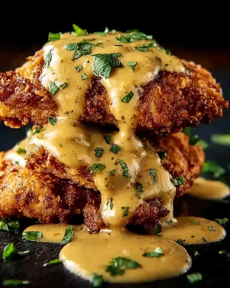 Pretzel Chicken with Mustard-Cheddar Sauce Recipe