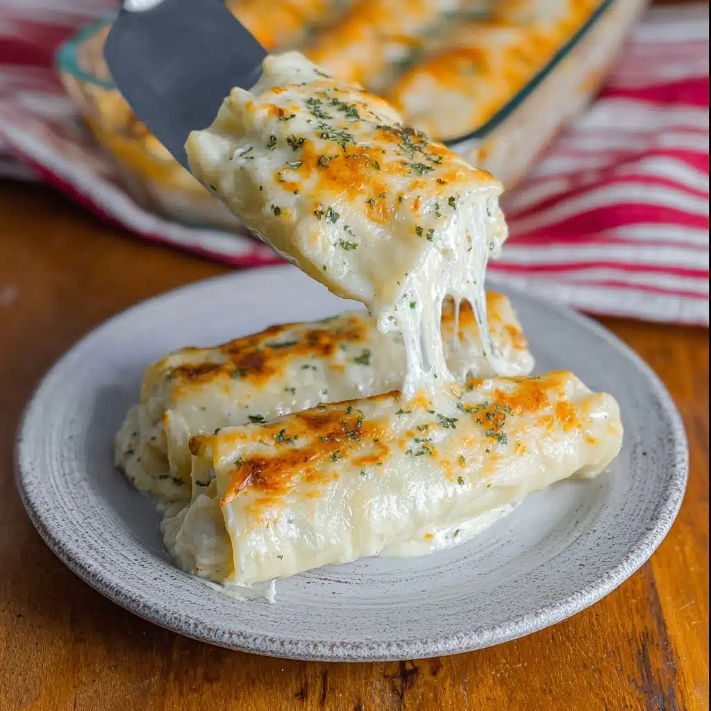Chicken Manicotti Alfredo Recipe 5 Chicken Manicotti Alfredo Recipe - Recipe Image