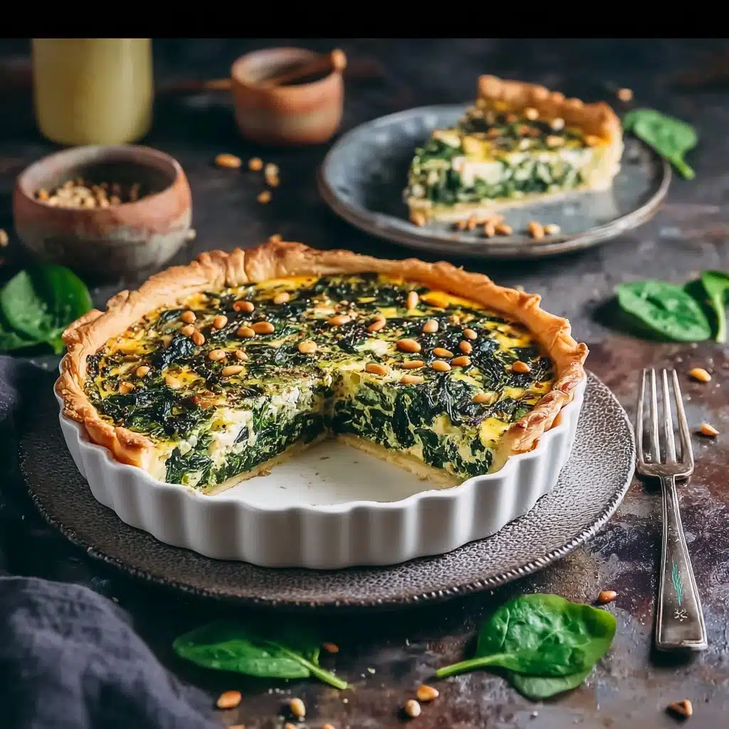 Vegan Spinach Quiche Recipe – easy Recipe - Recipe Image