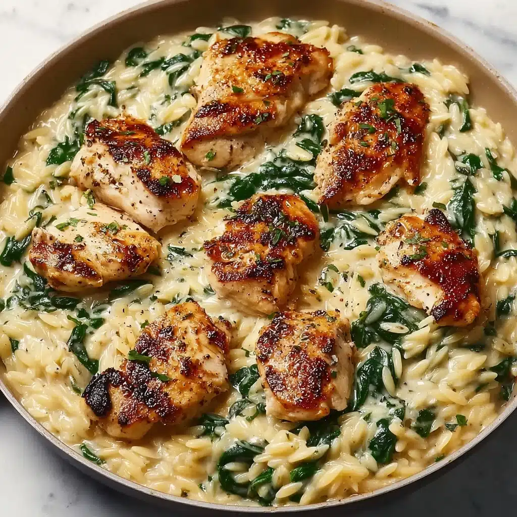 Boursin Orzo with Chicken Recipe - Recipe Image