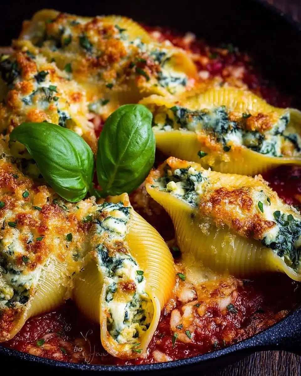 Herb & Zucchini Stuffed Jumbo Shells Recipe 4 Herb & Zucchini Stuffed Jumbo Shells Recipe - Recipe Image