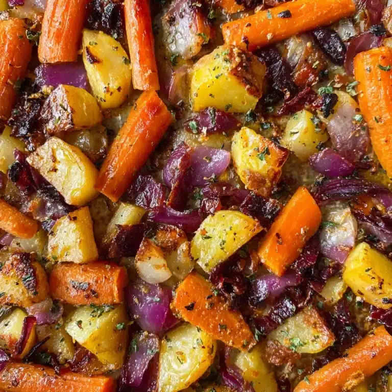 Maple Dijon Roasted Carrots and Apples Recipe
