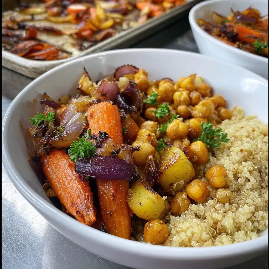 Maple Dijon Roasted Carrots and Apples Recipe - Recipe Image