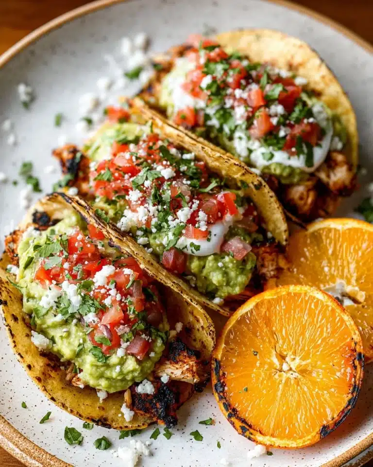 Easy Chicken Street Tacos Recipe