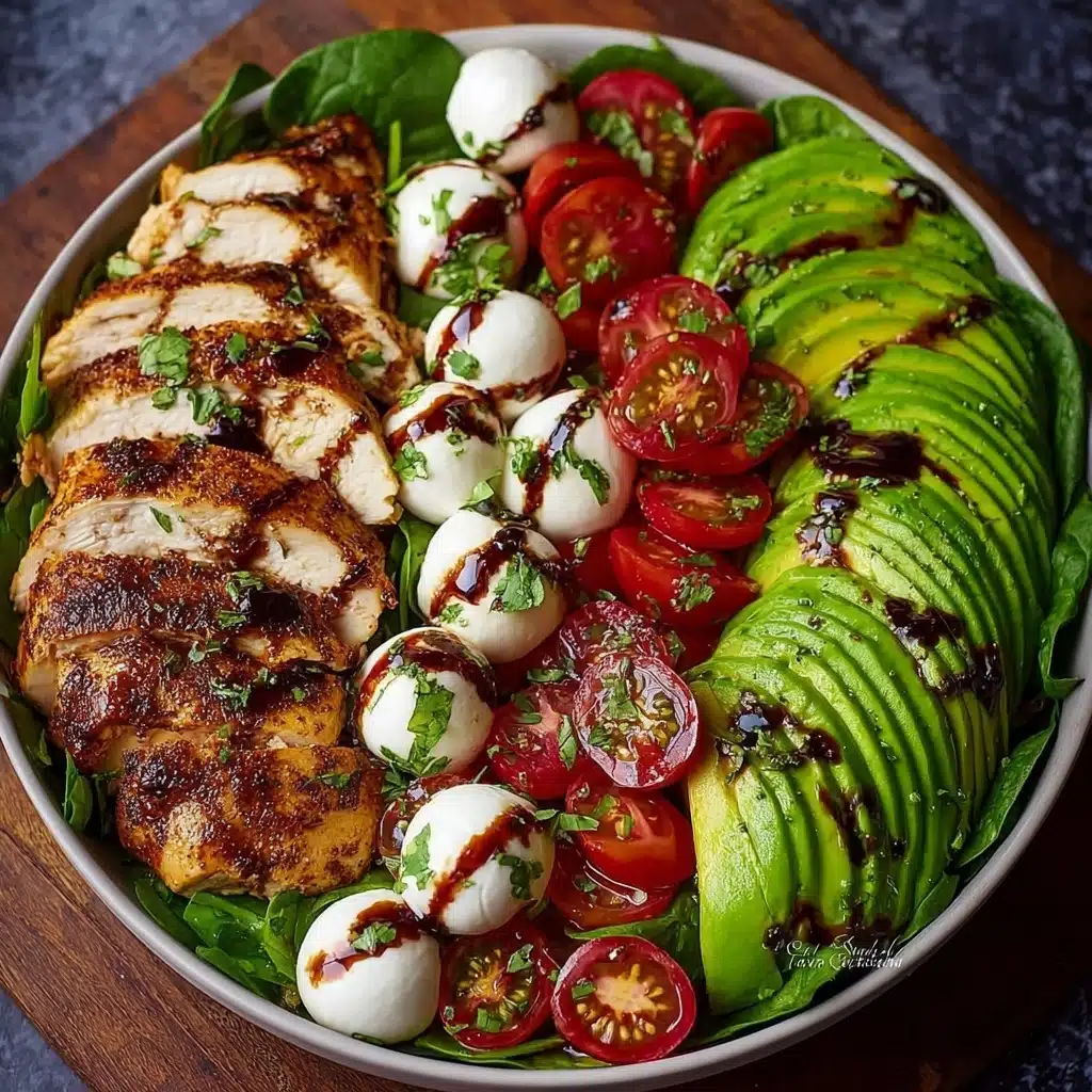 with Mozzarella and Balsamic Vinaigrette Recipe - Recipe Image