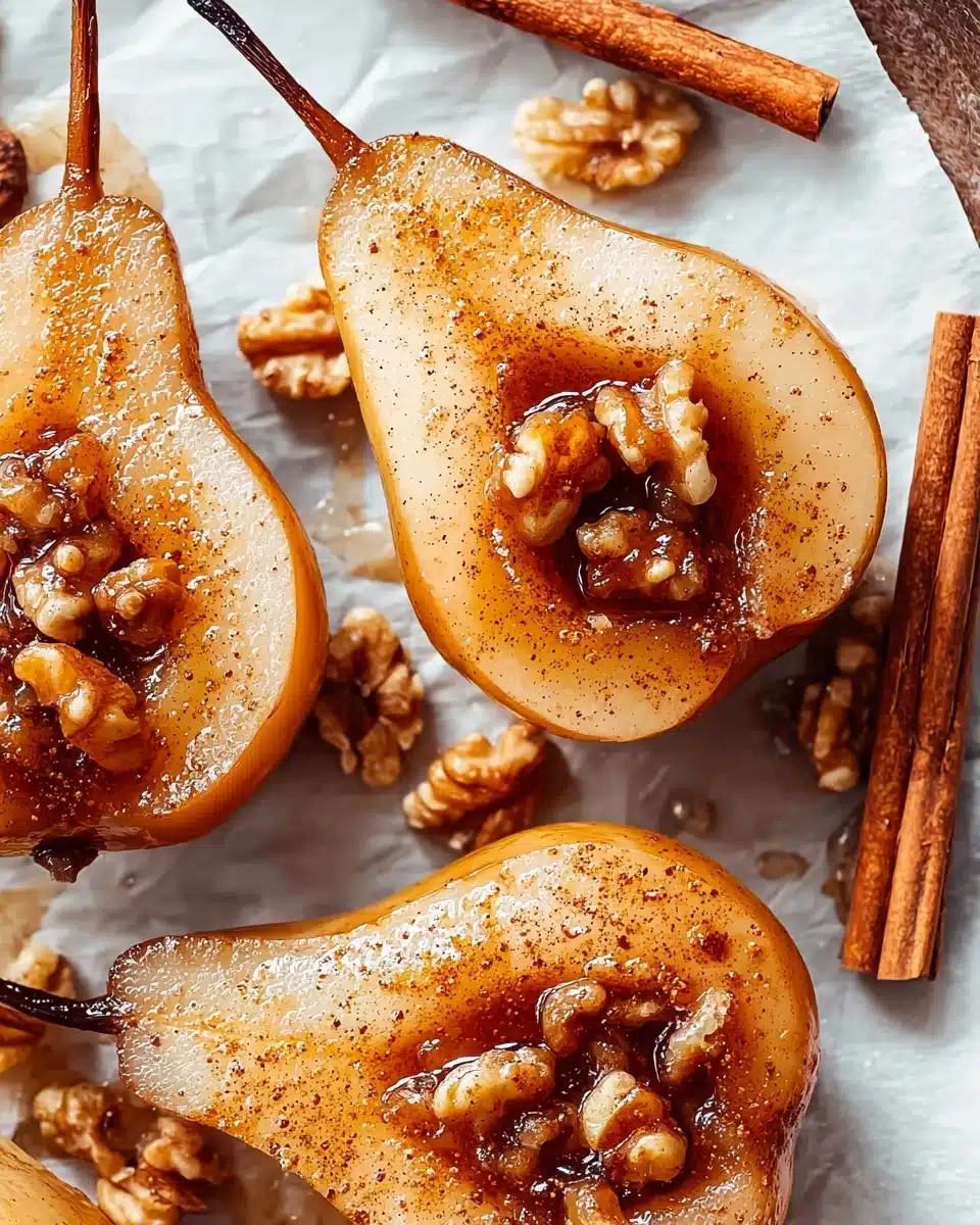 Irresistible Cinnamon Maple Baked Pears Recipe Delight Recipe - Recipe Image