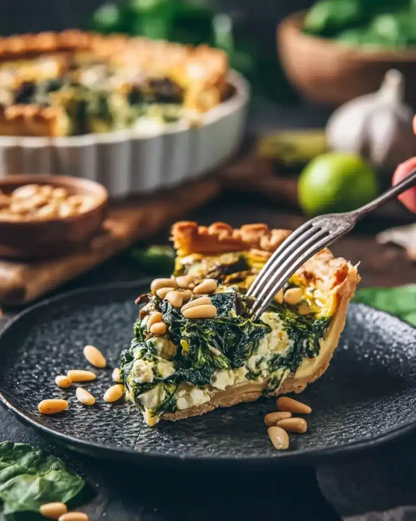 Vegan Spinach Quiche Recipe – easy Recipe