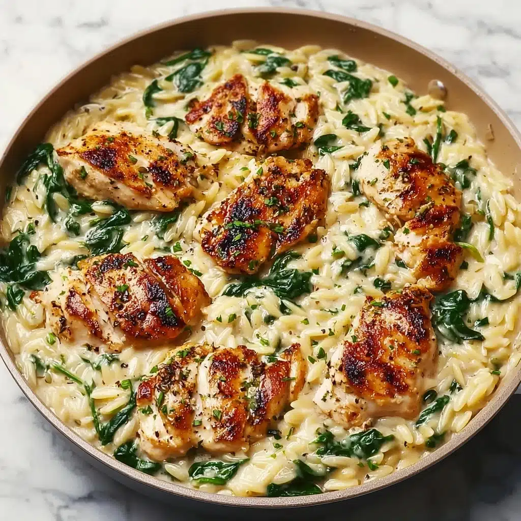Boursin Orzo with Chicken Recipe - Recipe Image