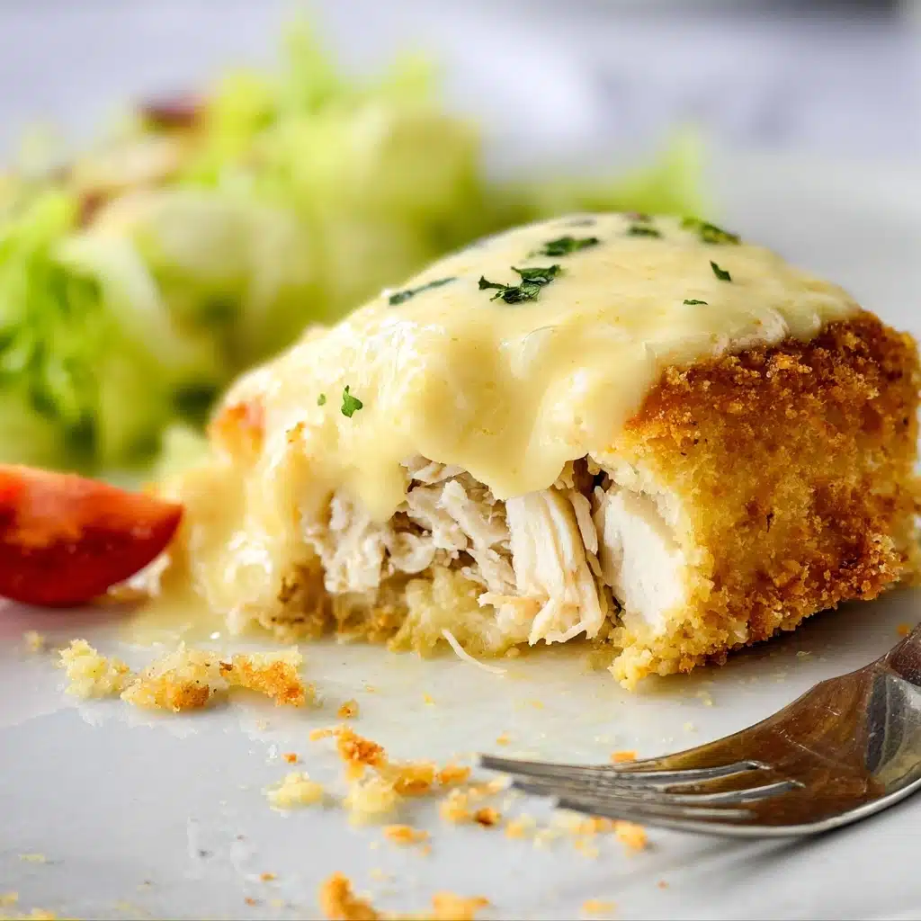 Chicken Pillows with Creamy Parmesan Sauce Recipe - Recipe Image