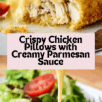 Chicken Pillows with Creamy Parmesan Sauce Recipe