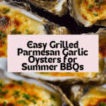 Grilled Parmesan Garlic Oysters Recipe