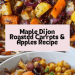 Maple Dijon Roasted Carrots and Apples Recipe