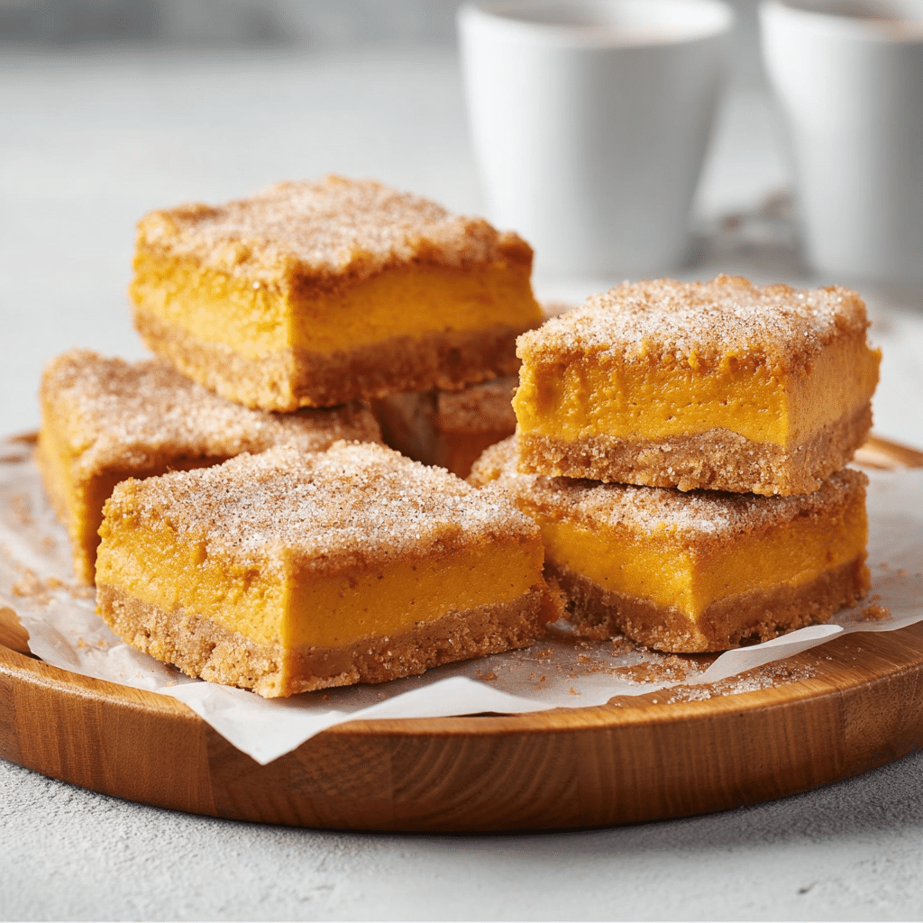 Easy Pumpkin Cheesecake Crescent Bars