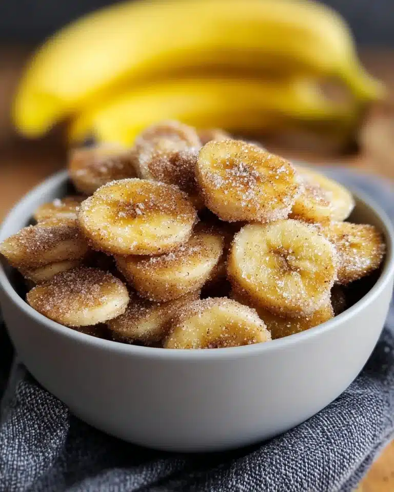 Air Fryer bananas with cinnamon sugar Recipe