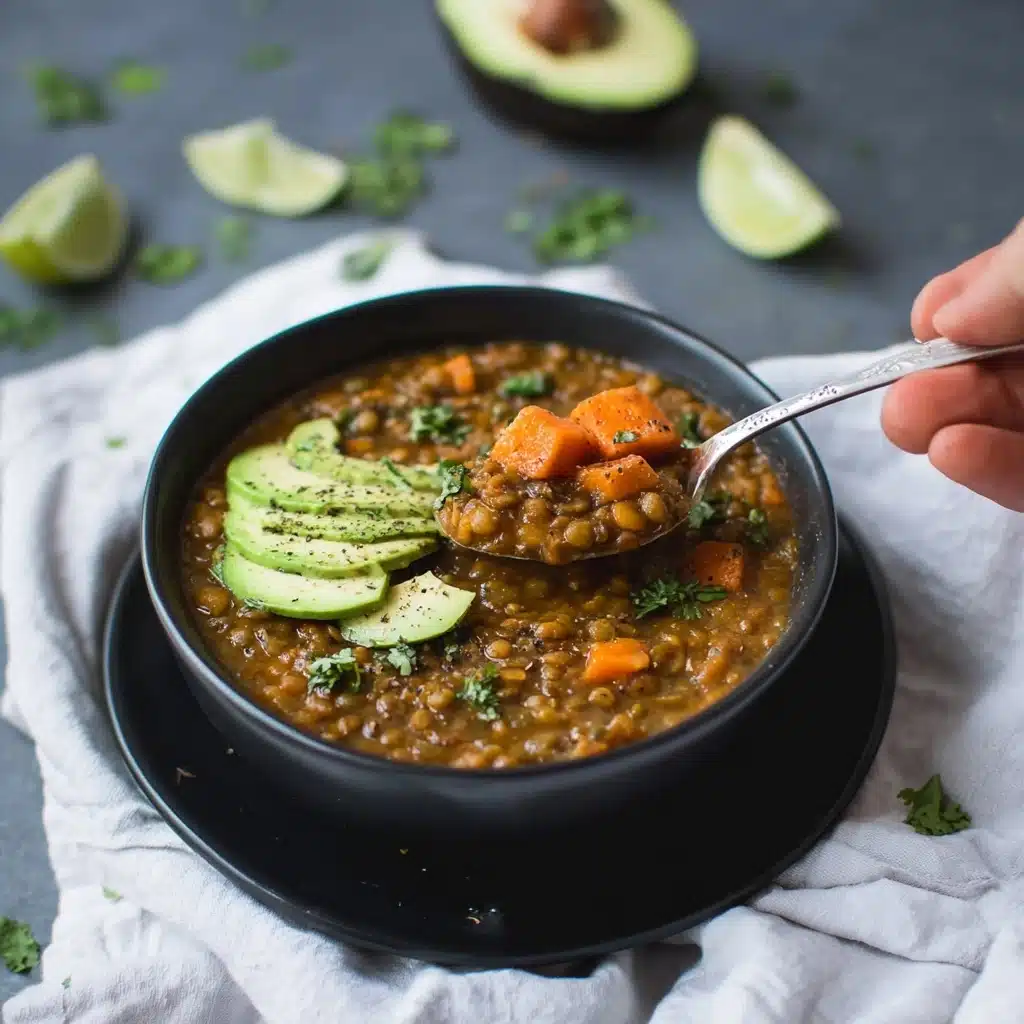 Sweet Potato Lentil Soup Recipe - Recipe Image