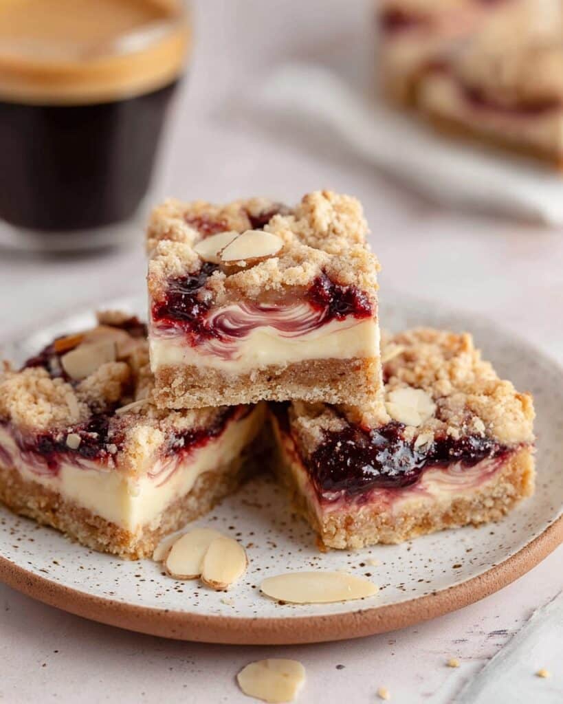 Cherry Cheesecake Crumb Bars Recipe