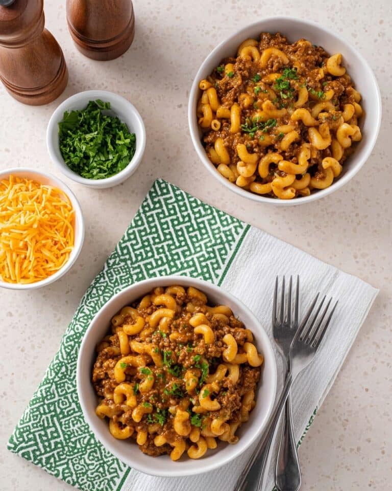 Homemade Cheeseburger Helper Recipe