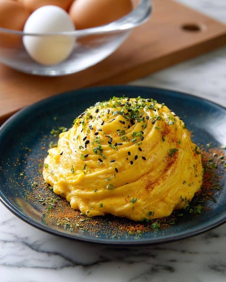 Tornado Egg Omelette over Flavorful Fried Rice Recipe