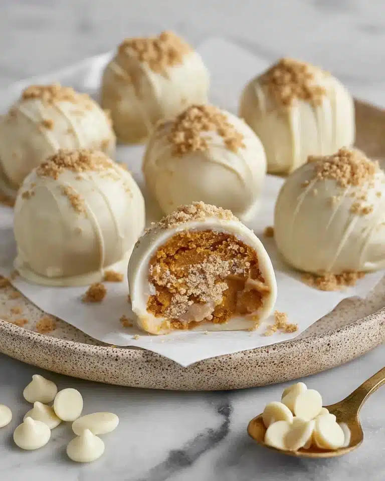 Pumpkin Pie Cheesecake Balls Recipe