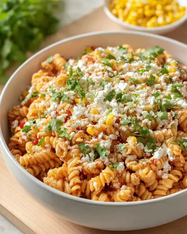 Mexican Street Corn Pasta Salad Recipe
