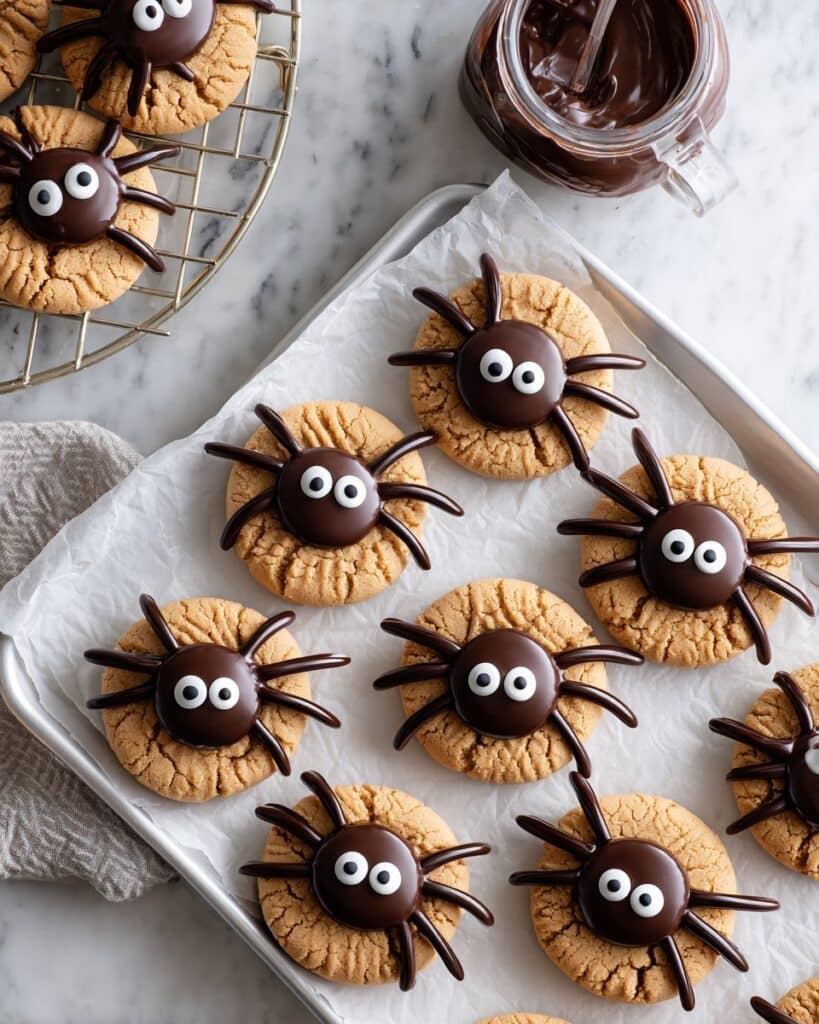 Peanut Butter Spider Cookies Recipe