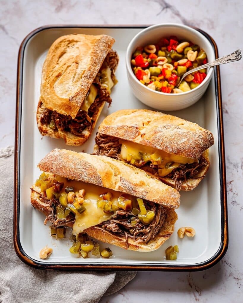 Slow Cooker Italian Beef Sandwiches Recipe