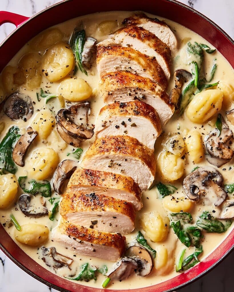 One-Pan Creamy Chicken & Gnocchi Recipe
