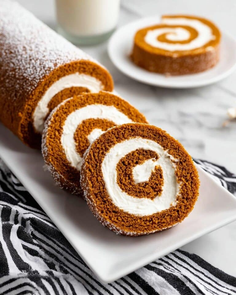 Pumpkin Roll with Cream Cheese Filling Recipe