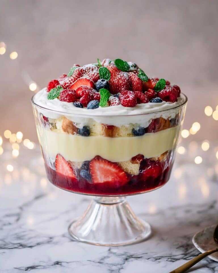 Holiday Berry Trifle Recipe