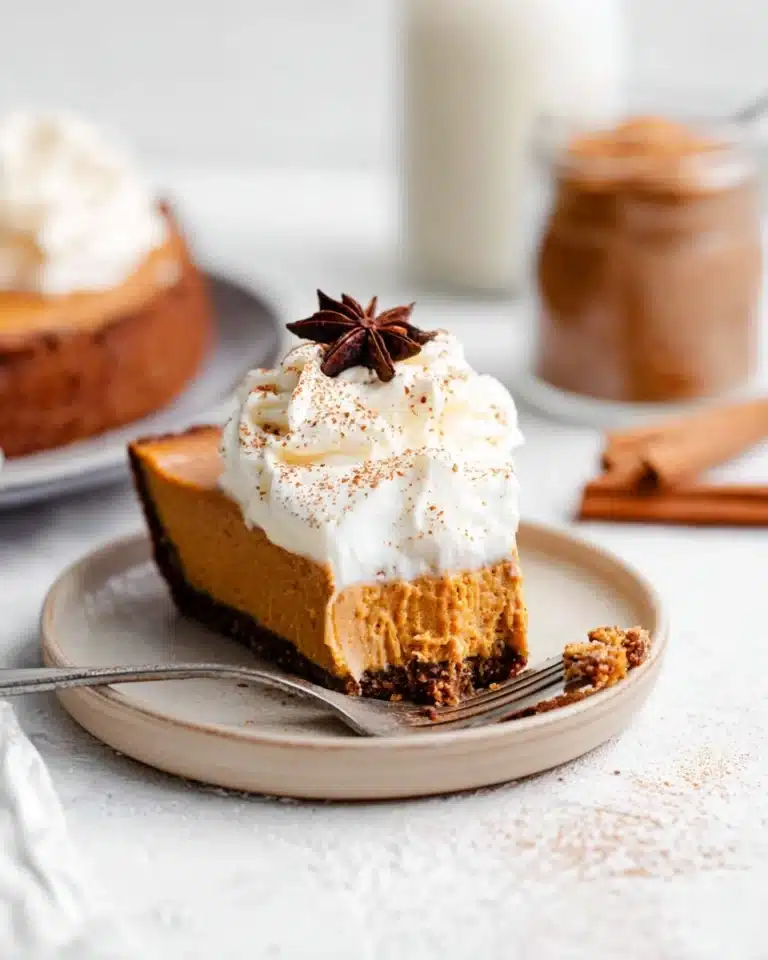 Lightened Up Pumpkin Cheesecake Recipe