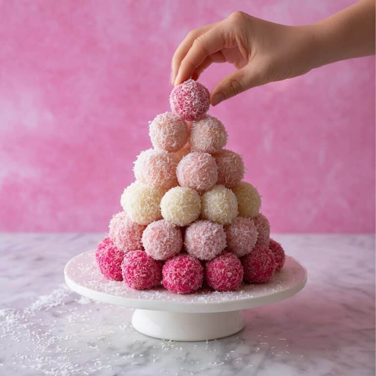 Ombré Coconut Truffles with Condensed Milk Recipe