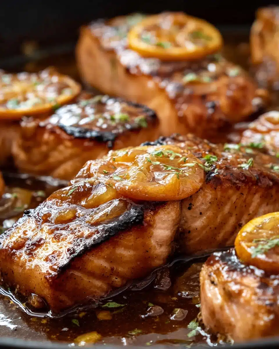 Bourbon Peach Roasted Salmon Recipe 7 Bourbon Peach Roasted Salmon Recipe - Recipe Image