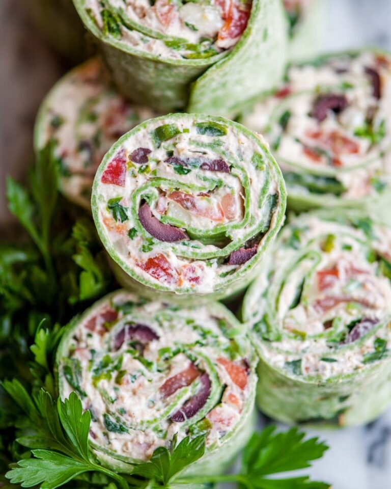 Greek Salad Pinwheels Recipe