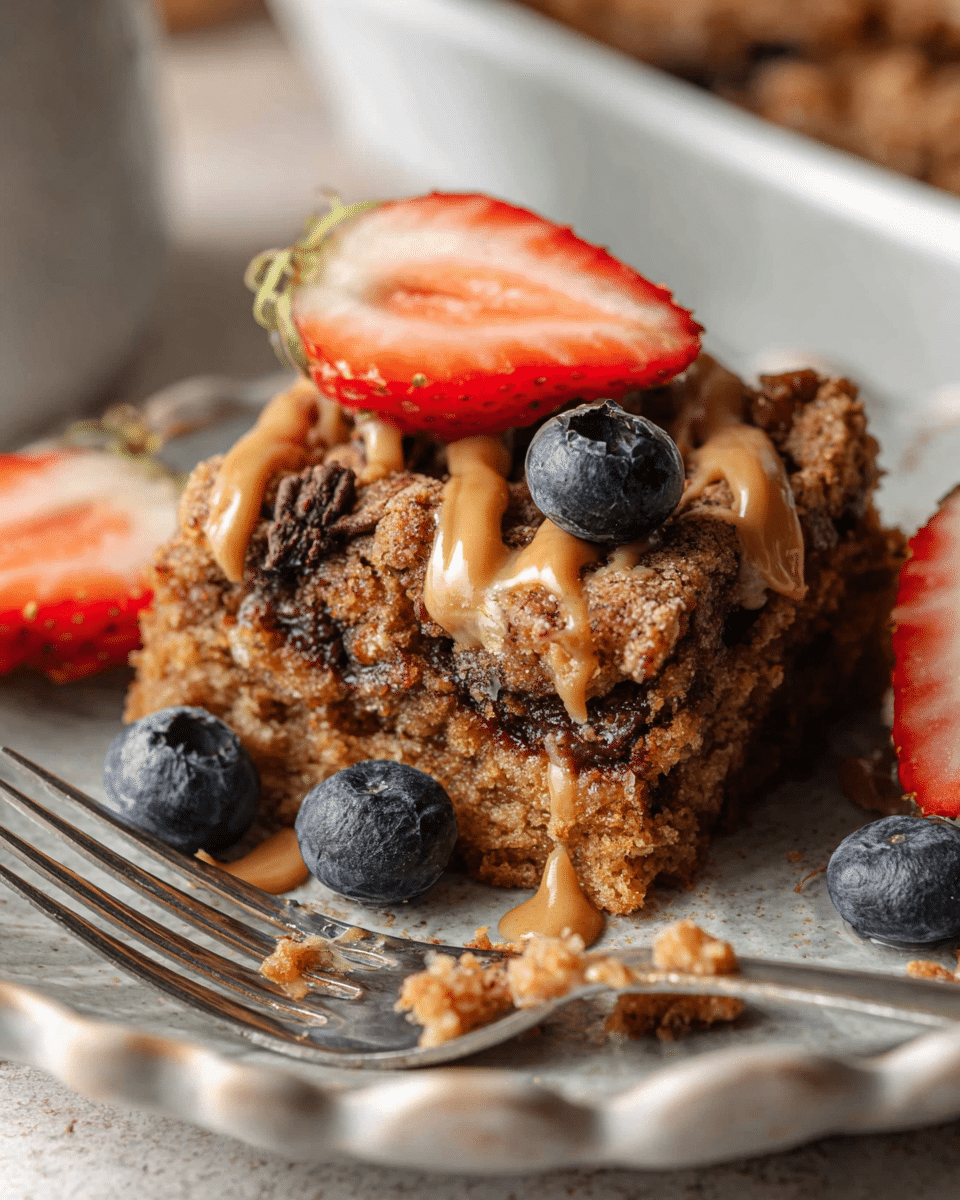 Pancake Oatmeal Bake Recipe