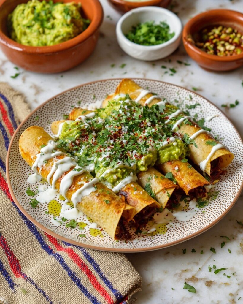 Black Bean Flautas Recipe