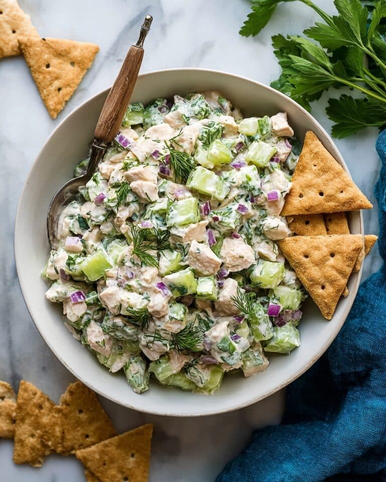 Mediterranean Tzatziki Chicken Salad Recipe