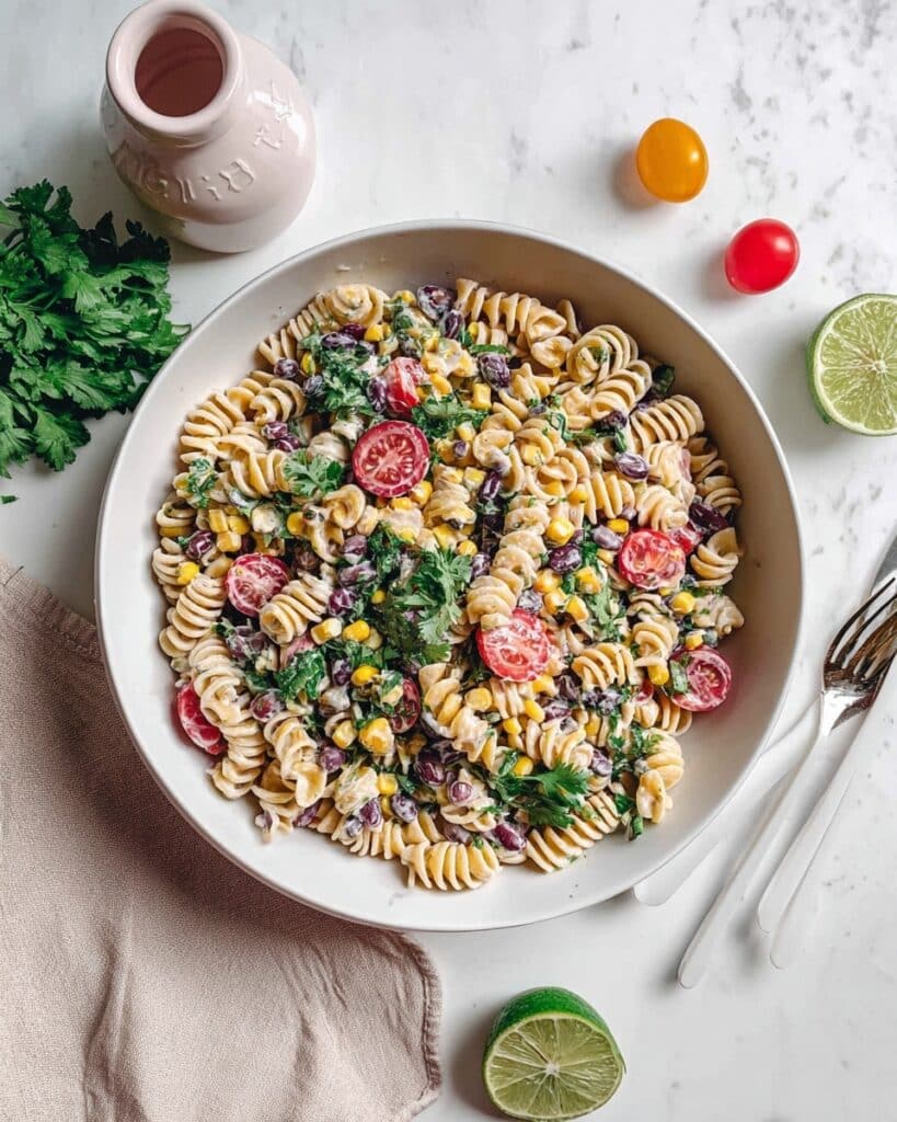 20-Minute Mexican Pasta Salad Recipe