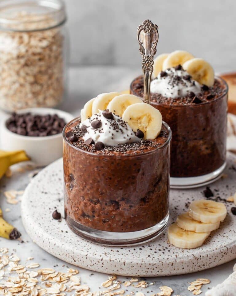Banana Chocolate Overnight Oats Recipe