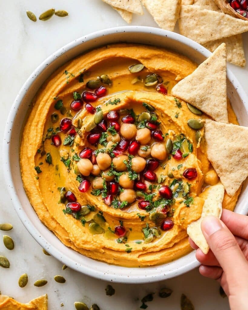 Roasted Sweet Potato and Chickpea Hummus Recipe