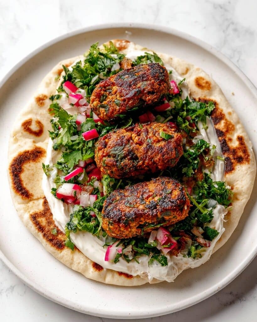 Middle Eastern Vegan Tofu Kebabs with Fresh Herbs and Spices Recipe
