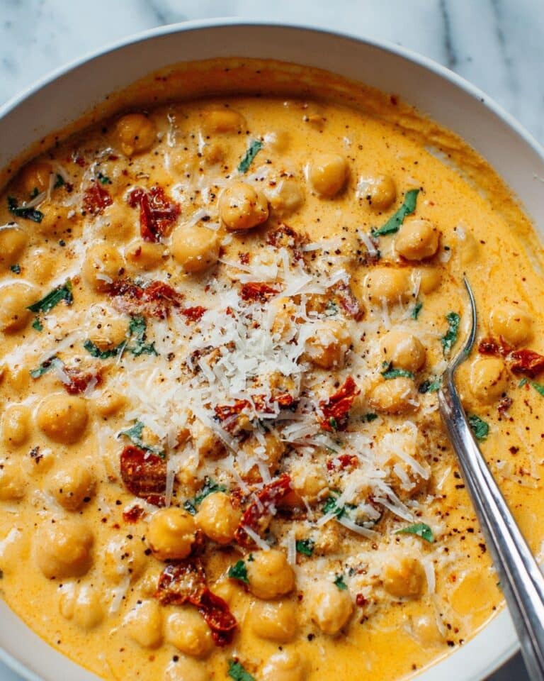 Marry Me Chickpeas with Creamy Tuscan Sauce Recipe