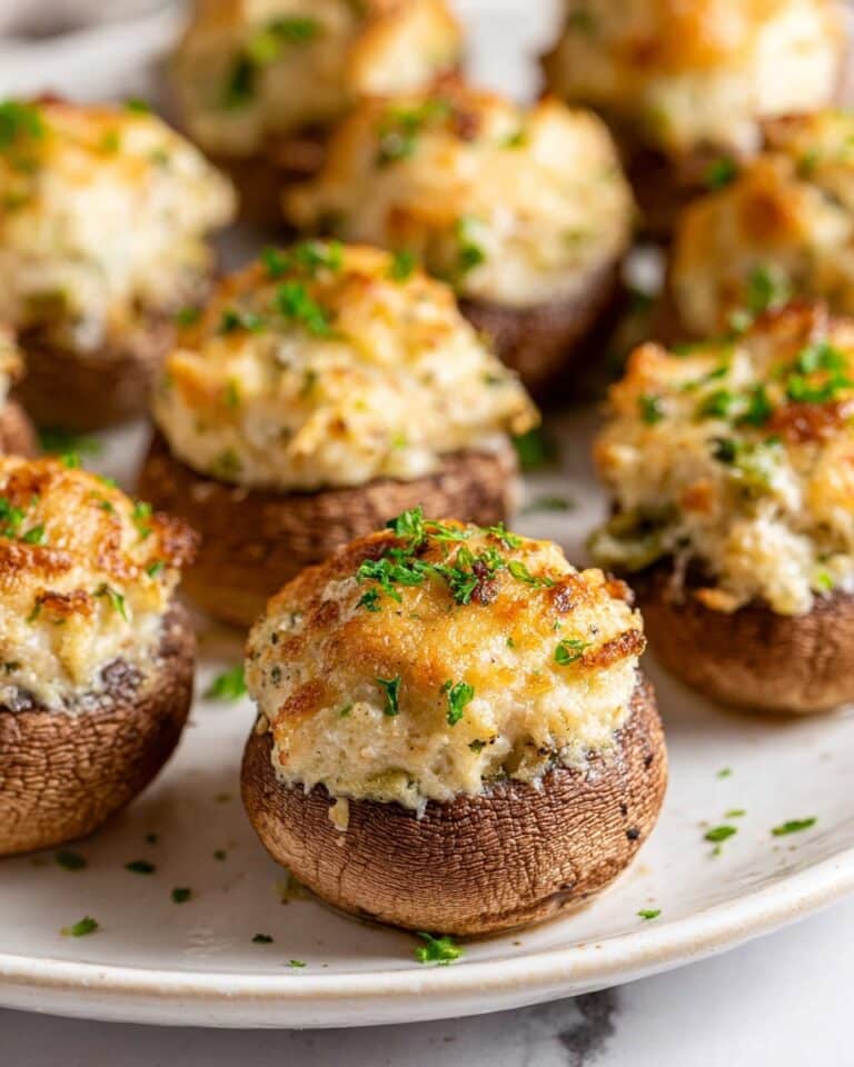 Crab Stuffed Mushrooms Recipe