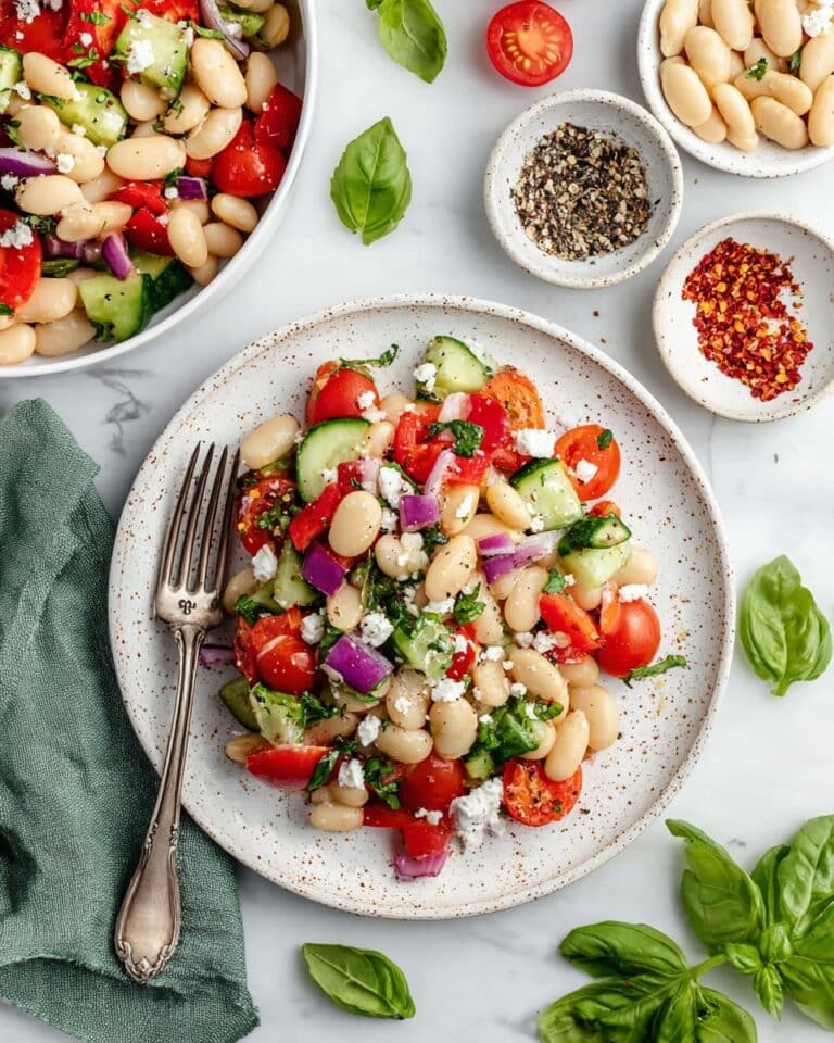 Mediterranean White Bean Salad Recipe