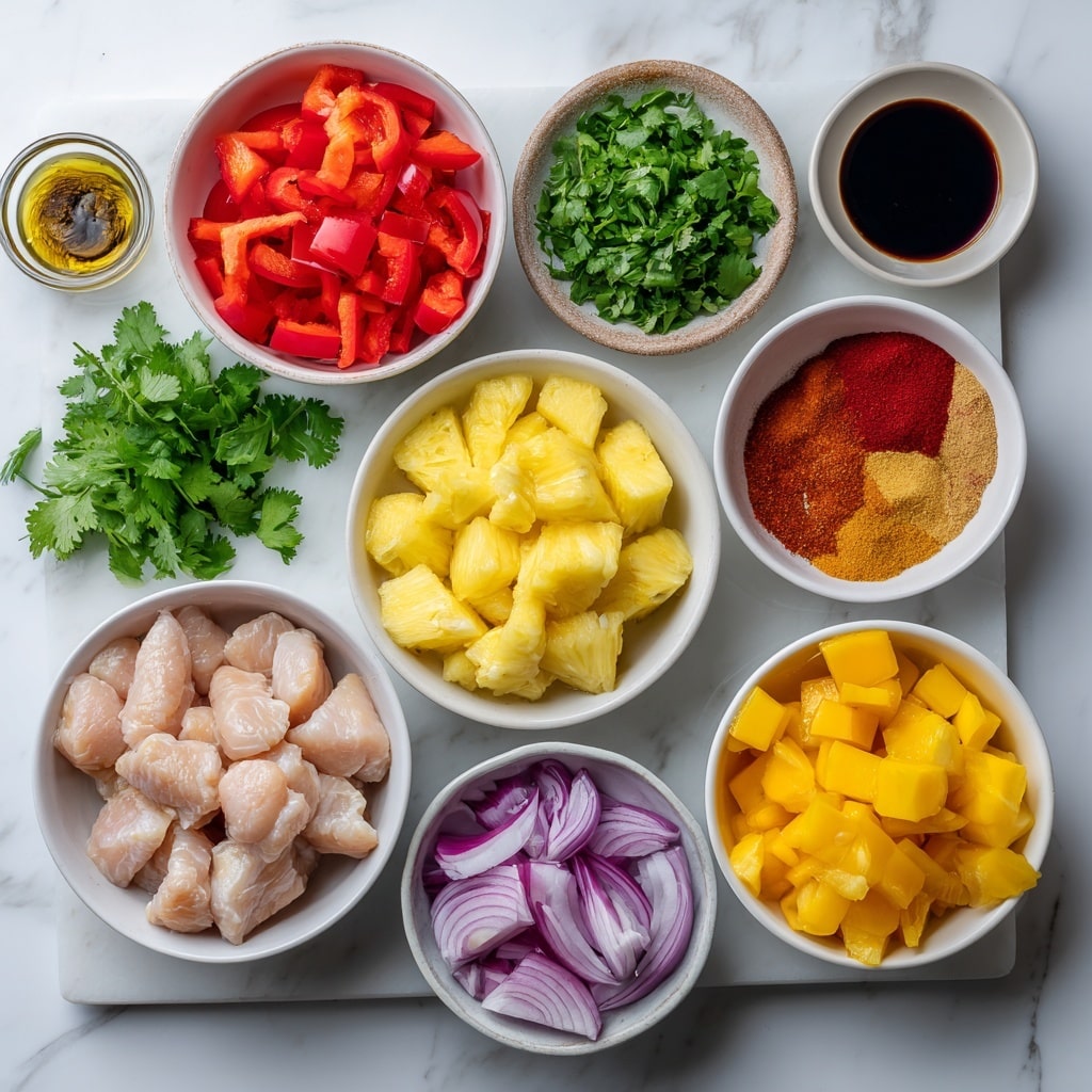Hawaiian Chicken Sheet Pan – Sweet, Savory & Easy Weeknight Dinner Recipe - Recipe Image