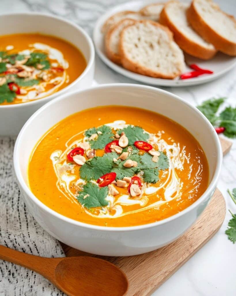 One Pot Thai Curry Pumpkin Soup Recipe