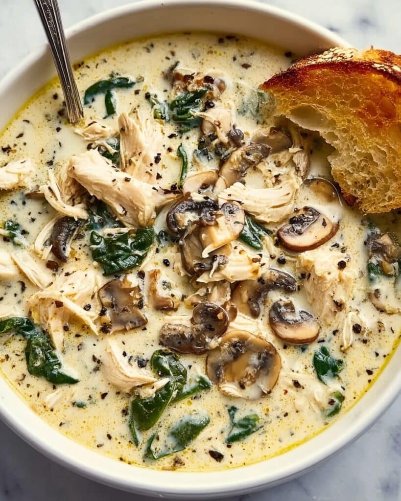 Rotisserie Chicken and Mushroom Soup Recipe