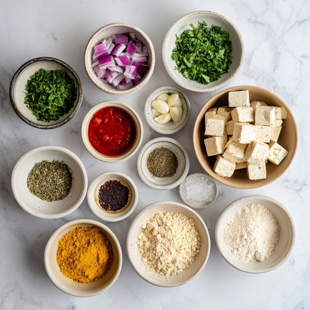 Middle Eastern Vegan Tofu Kebabs with Fresh Herbs and Spices Recipe - Recipe Image