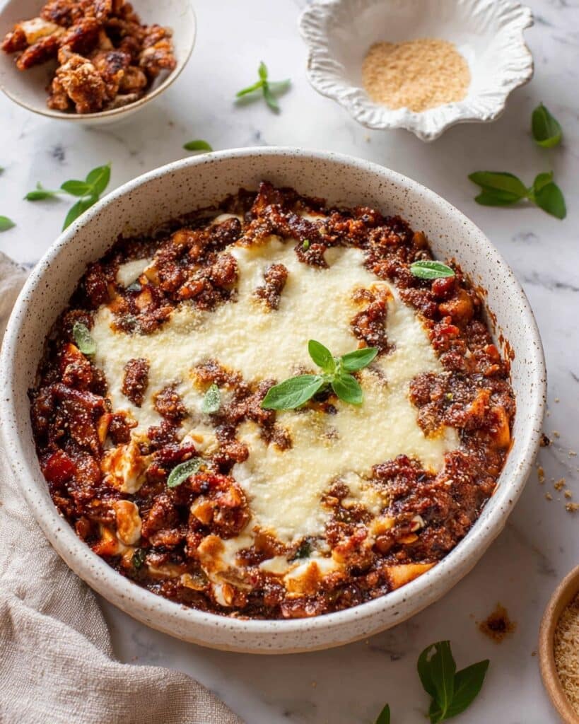 Vegan Gnocchi Bake with Bolognese Sauce Recipe