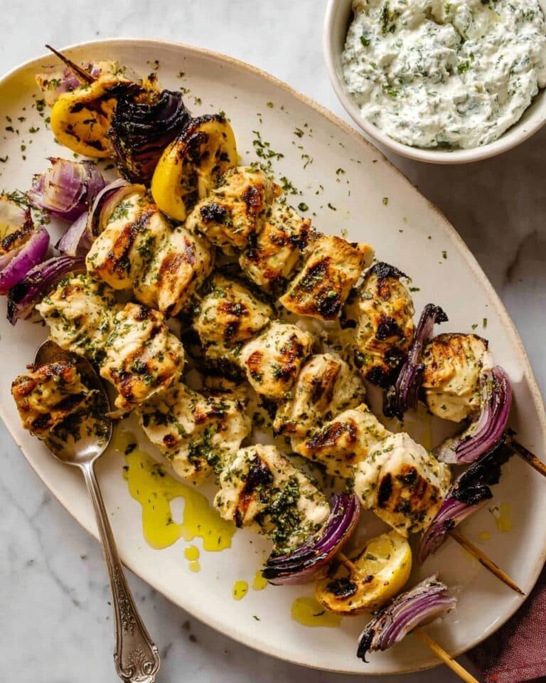 Greek Chicken Souvlaki Recipe (Broil or Grill) Recipe