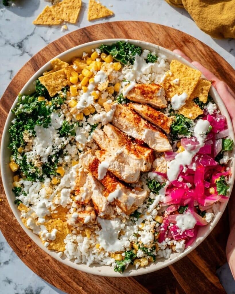 Street Corn Chicken Rice Bowl Recipe